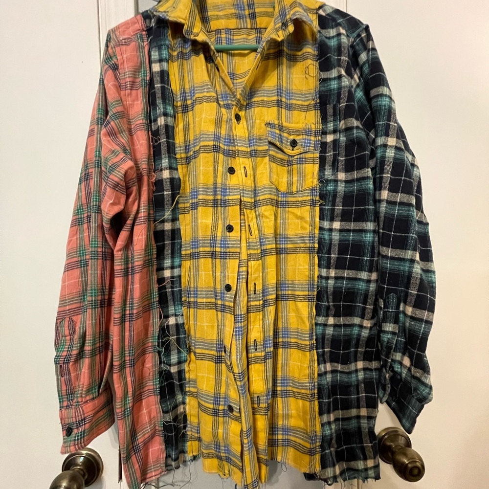 Cute plaid fall flannel button up